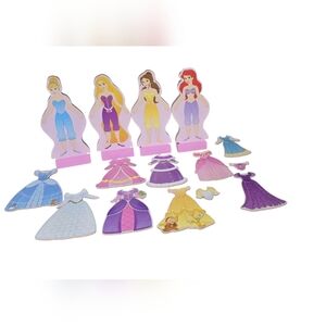Melissa & Doug 4  Disney  Princess Magnetic Dress-Up Dolls